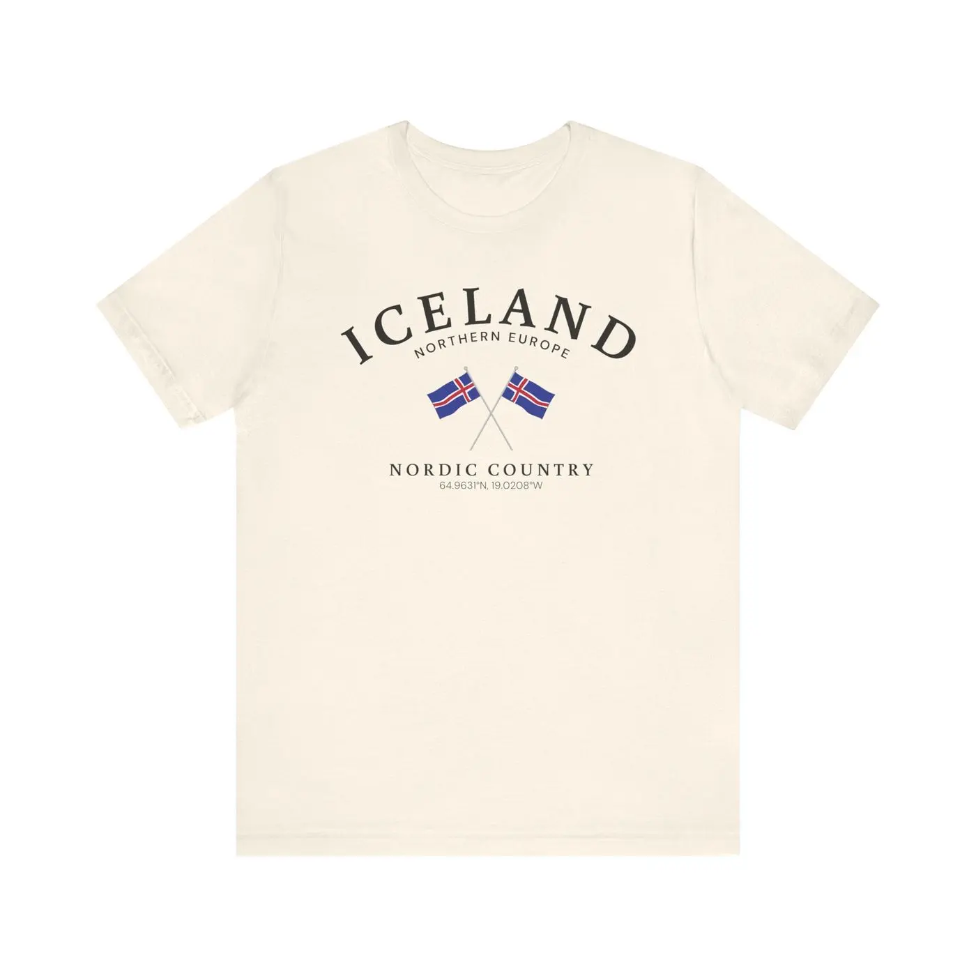 Iceland T-shirt, Iceland shirt, Iceland flag t-shirt, Iceland Unisex Comfortable T-Shirt, Nordic Country, Reykjavik