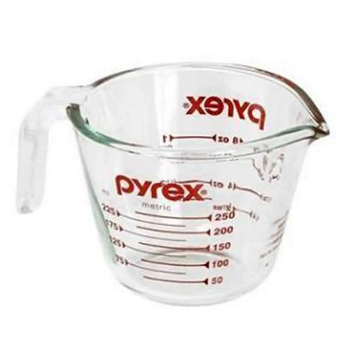 PYREX Collectible See-Through Glass Measuring Cups - 1 Cup Capacity, Pack of 6, Microwave Safe, Oven Safe, Easy Monitoring Kitchen Measuring Utensils