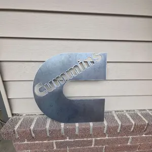 Cummins "C" Sign Decor Mancave - Metal Wall Art for Man Cave Decorations