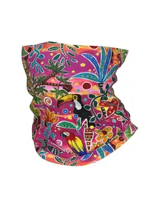 Men's & Women's Pink Printed Headscarf Boho Style Scarf