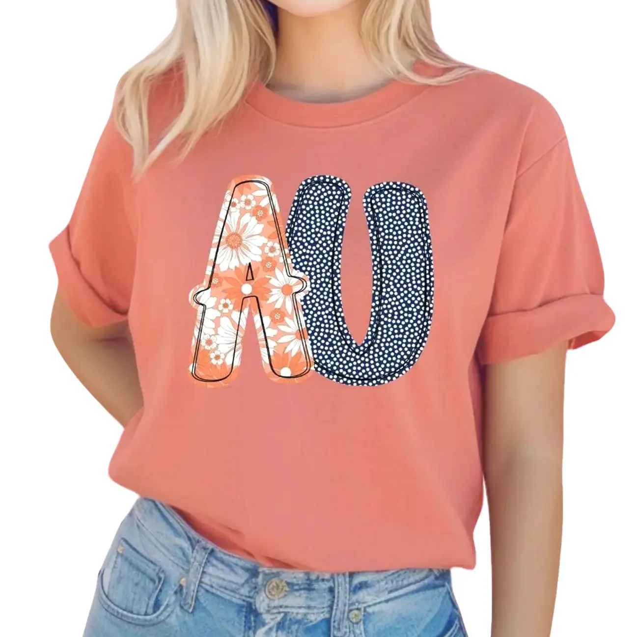 Auburn Shirt, Retro Style Shirt, Game Day Shirt, Alabama Travel Shirts, Southern Girl, Cozy Aesthetic Distressed Tee, Auburn Fan