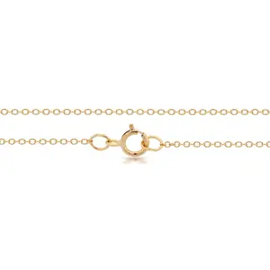 14Kt Gold Filled 1mm 24" Cable Chain with Spring Ring Clasp - 1pc