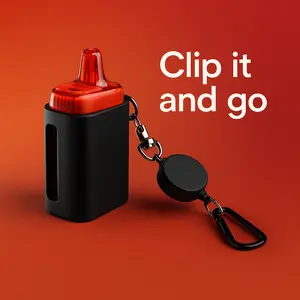 Hands-Free Vape Case with Heavy duty magnetic Retractable Clip With Silicone case included upgraded Durability !