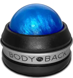 [NEW 2025 ARRIVAL] Body Back Manual Massage Roller Ball, Relax & Recover, Self-Care Massager, Athletes & Fitness, Back Massage Tool, Self-Massage Ball for Sore Muscle & Joint Pain (Silver)