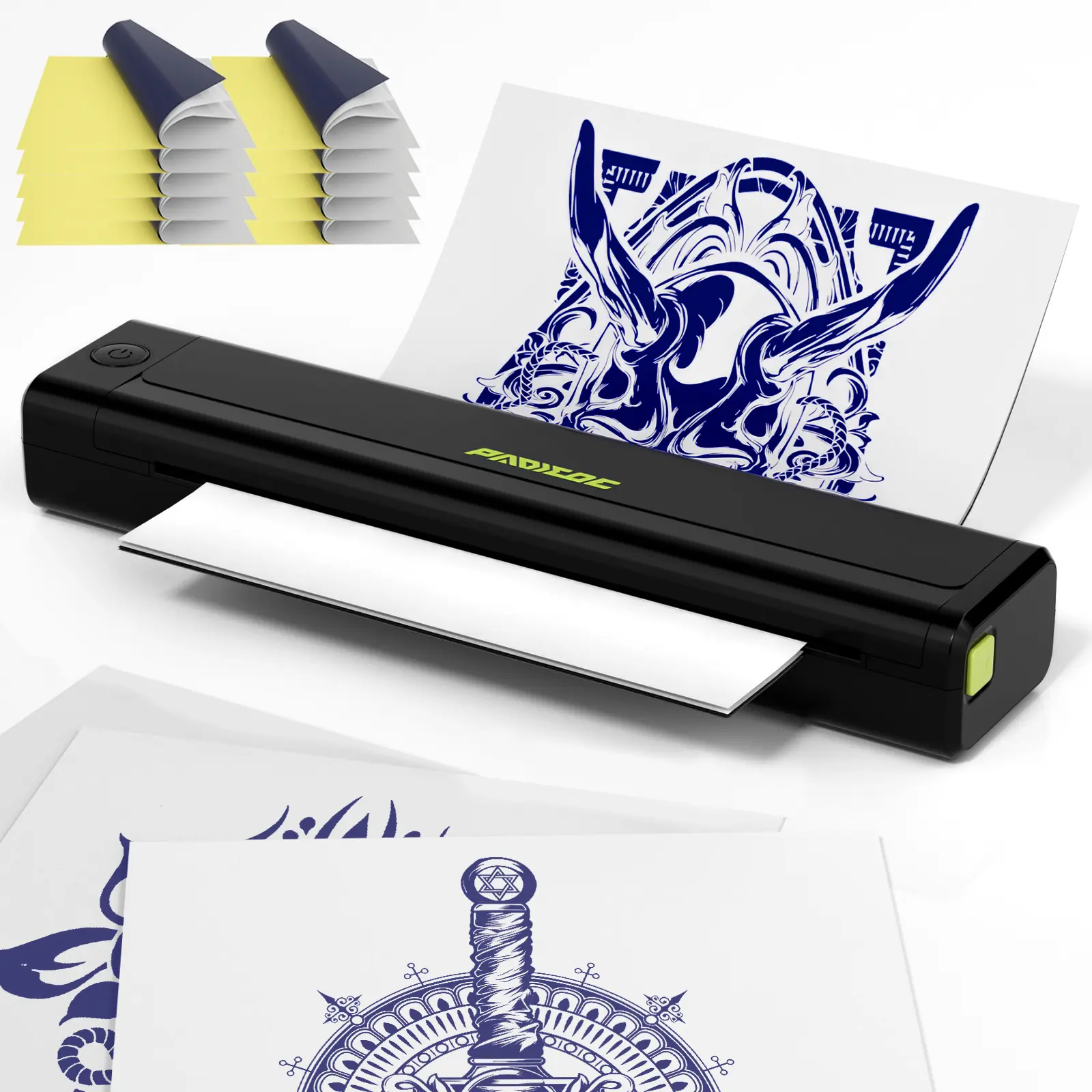 PADIEOE Wireless Bluetooth Tattoo Stencil Printer – Portable Thermal Copier for Smartphones & PC PADIEOE Wireless Bluetooth Tattoo Stencil Printer – Portable Thermal Copier for Smartphones & PC