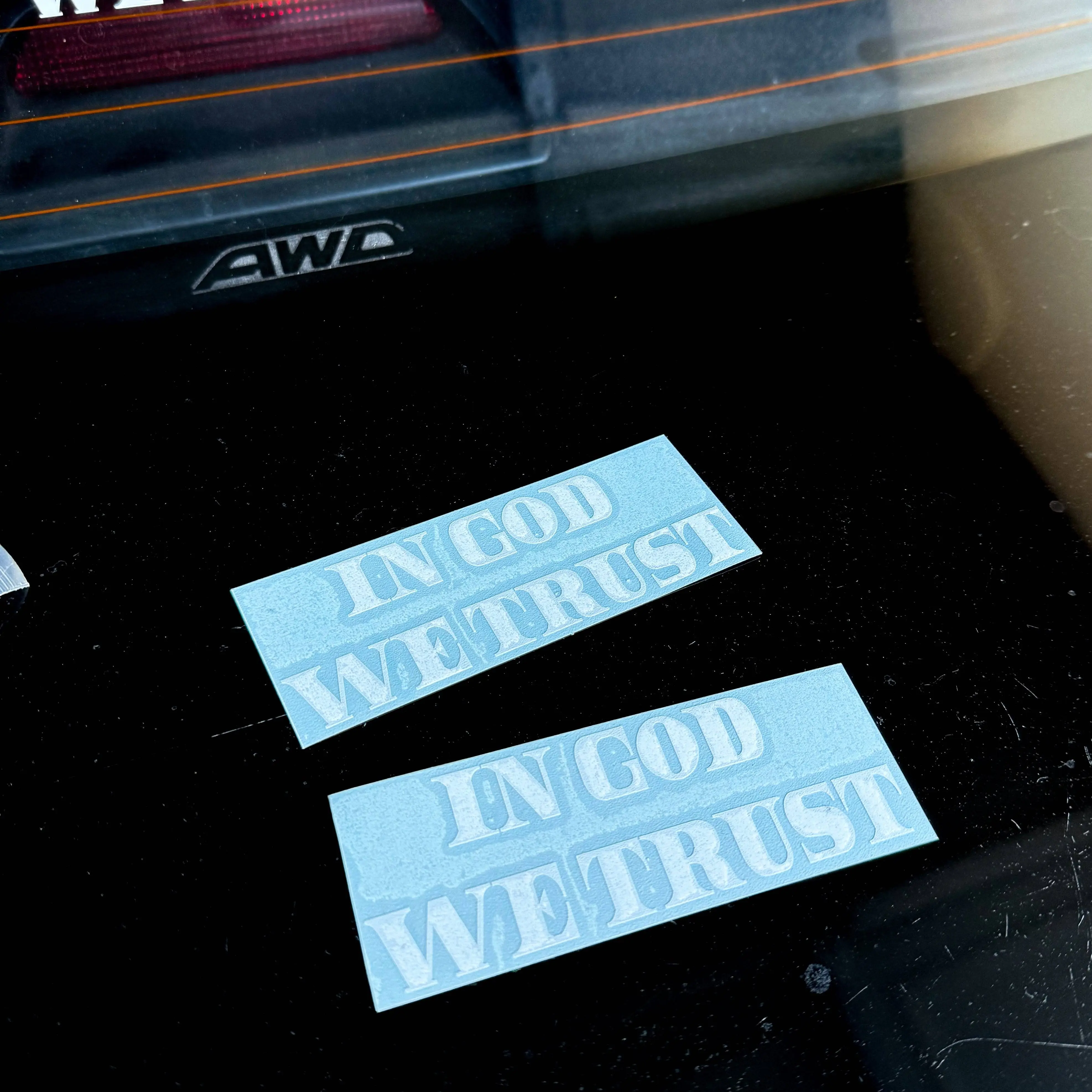 In God We Trust Decal - Faith Vinyl Car Sticker