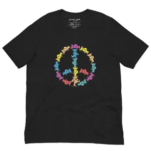 Grateful Dead | T-Shirt | Peace Dancing Bears Black