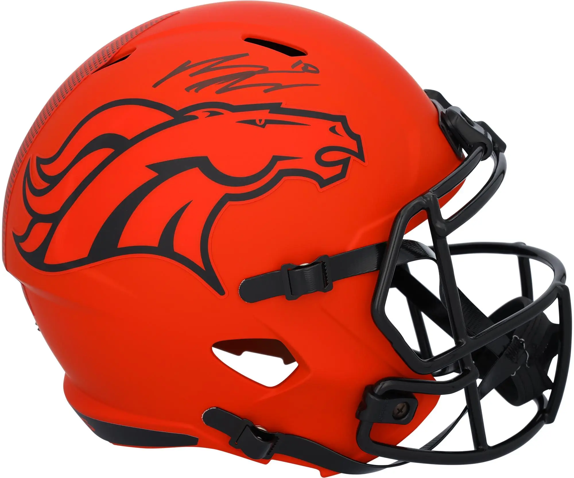 Bo Nix Denver Broncos Autographed Riddell Rave Speed Replica Helmet - Fanatics Authentic Certified