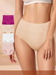 High-Waist Shaping Panties for Women - Tummy Control & Full Coverage for Yoga, Workout & Everyday Fit Basic underwear for women