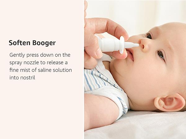 Grownsy Nasal Aspirator for Baby, Electric Nose Aspirator for Toddler, Baby Nose Sucker, Automatic Nose Cleaner with 3 Silicone Tips, Adjustable Suction Level, Music and Light Soothing Function