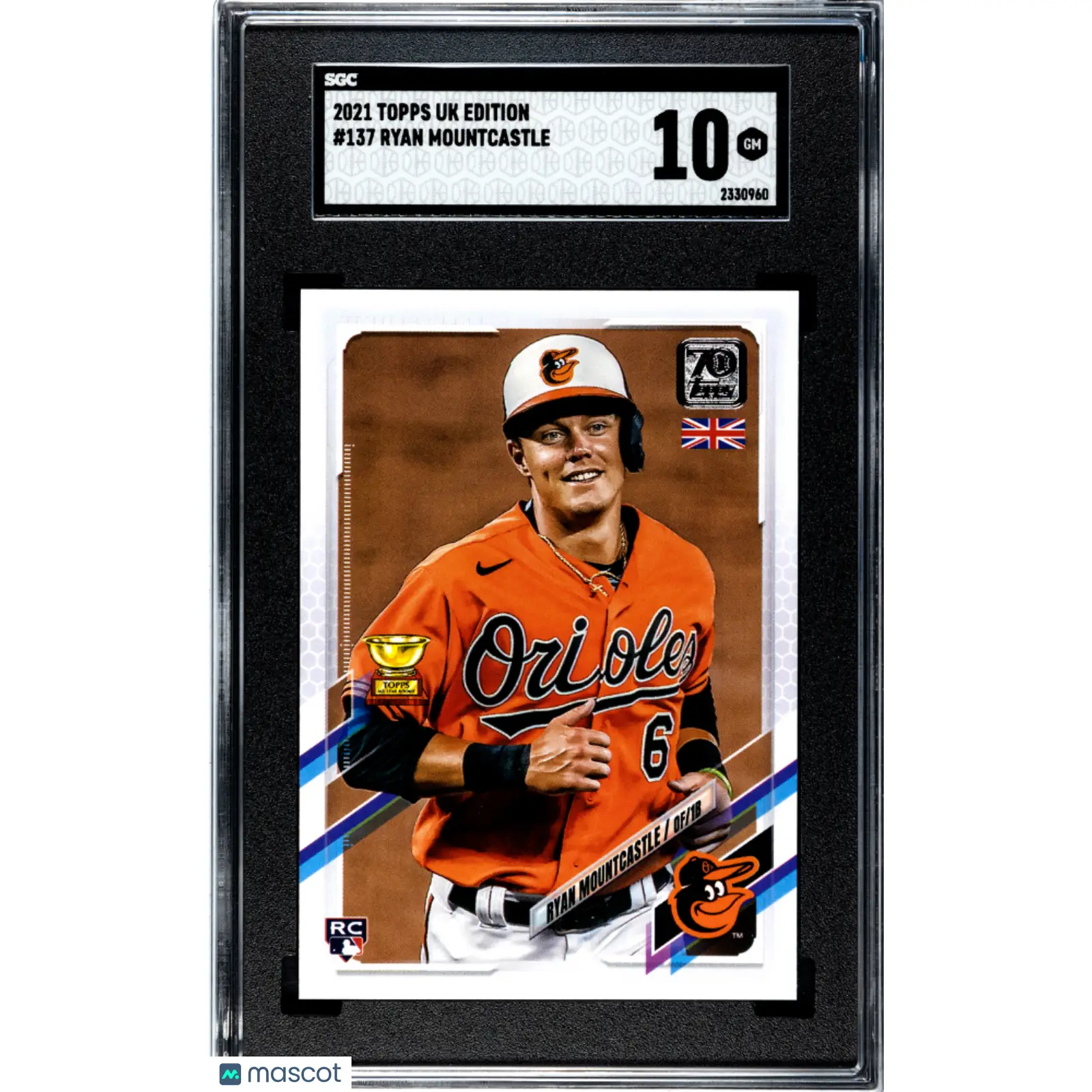 Ryan Mountcastle SGC 2021 Topps Uk Edition #137 Baseball 10