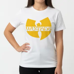 Wu-Tang Clan Classic Bold Logo T-Shirt - Hip Hop Culture Graphic Tee - Iconic Rap Group Apparel - Retro Music Fan Streetwear - Martial Arts Style Urban Top - Legendary Clan Logo Graphic Shirt
