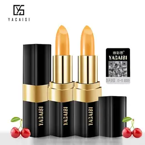 Yacaisi Red Cherry Healthy Temperature Changing Lip Balm Moisturizing Nourishing Fade Lip Lines Thousands of People Thousands of Colors Color Changing Lipstick Wholesale