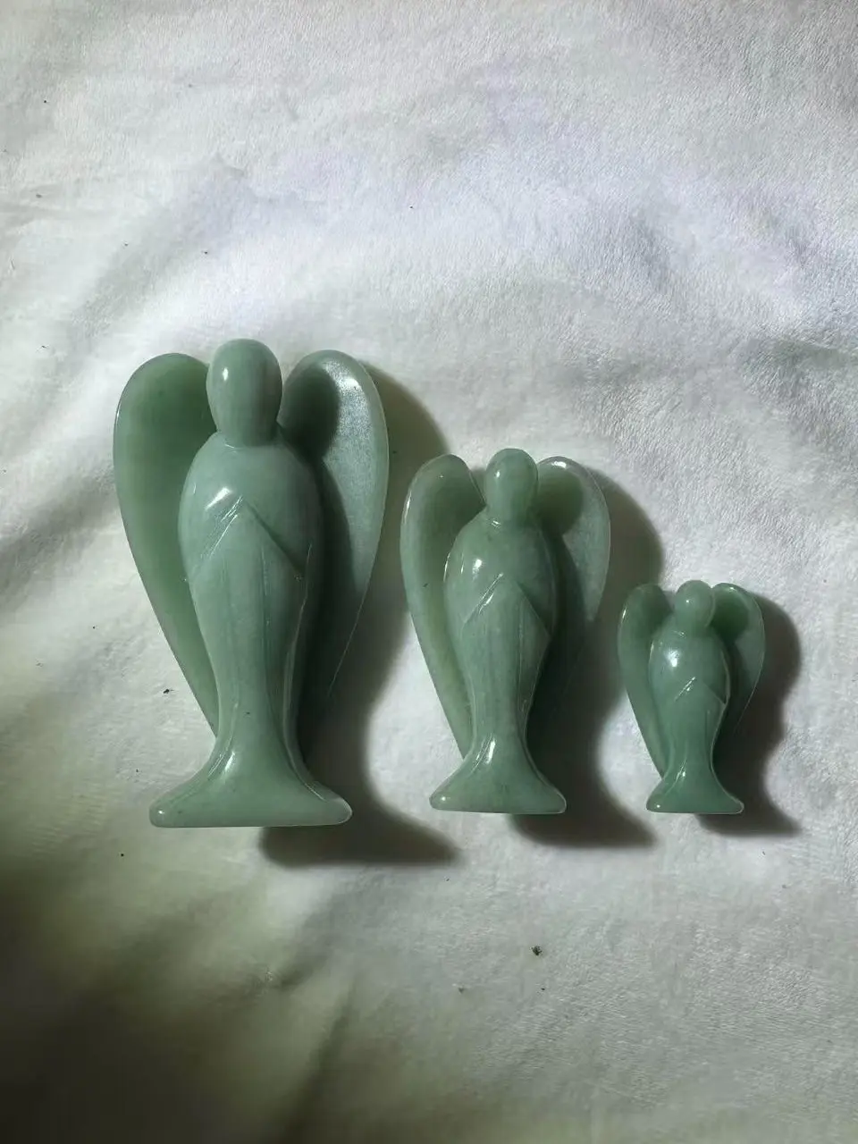 Handcrafted Dongling Stone Angel Carving – Unique Guardian Angel ornament for home and office decor, perfect for Christmas, Halloween, Thanksgiving & classic styles, available in a variety of stone colors, angel decoration