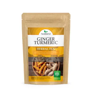Ginger Turmeric Herbal Tea | Soothing Low-Caffeine Wellness Blend