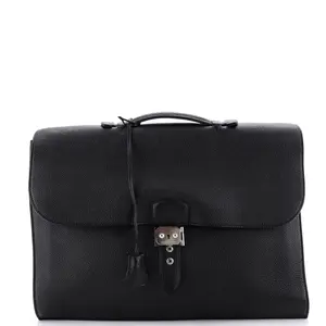 Pre-owned HERMÈS Leather Top Handle Bags Hermes Sac a Depeches Bag Togo 41 by Rebag
