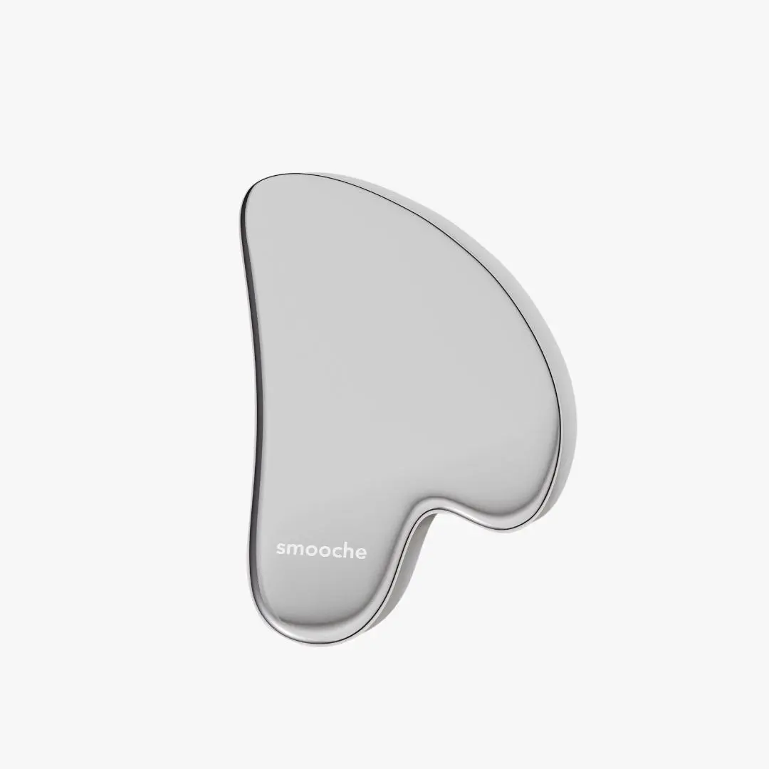 SMOOCHE Stainless Steel Gua Sha Tool | Facial Massage & Skincare Tool