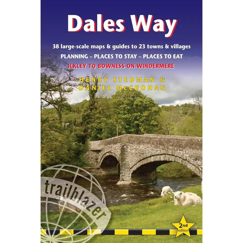 USED-Dales Way: British Walking Guide: 38 Large-Scale Walking Maps (1:20,000) & Guides to 33 Towns & Villages - Planning, Places to Stay, Places to Eat - I by Stedman, Henry (Paperback)