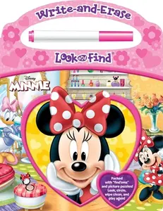 Disney Minnie: Write-And-Erase Look and Find [With Marker] -- Pi Kids, Mixed Media Product
