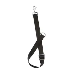 Horse Feeding Feed Bucket Strap - Black, Adjustable Buckle Attachment, Durable Design for Easy Use