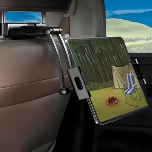 Headrest Tablet Holder For Car, Headrest Mount For 5.5-12.9" ipad/Phones Car Tablet Holder With 360° Rotating Adjustable Trip Essentials