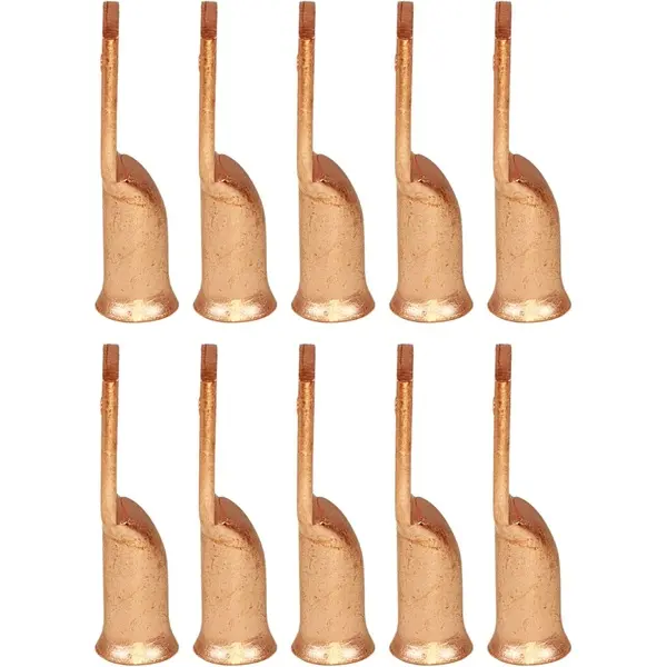 10 Pack 6 AWG 3/8" Heavy Duty Wire Lugs for Wires and Cable Ends, RoHS Compliant - EX ELECTRONIX EXPRESS
