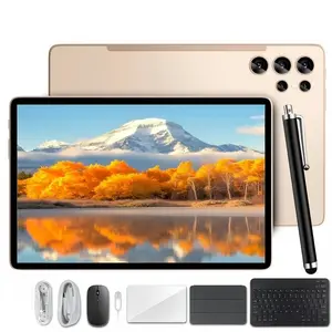 2026 Ultra-Thin Android Tablet Kit, 10.1 Inch Touchscreen, 4GB+32GB Storage, 1tb Expansion, Keyboard, Case, Stylus, Screen Protector