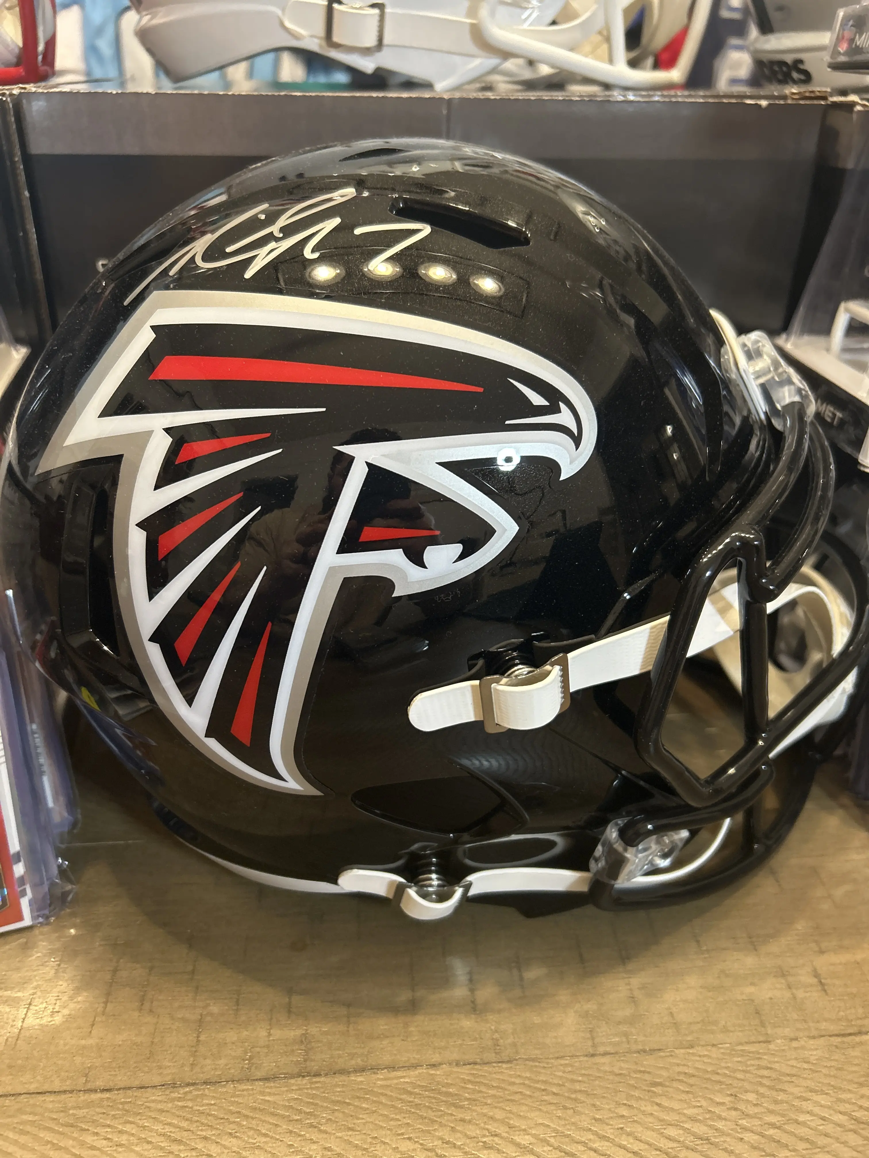 Michael Vick Signed Full Size Helmet Michael Vick Signed Full Size Helmet