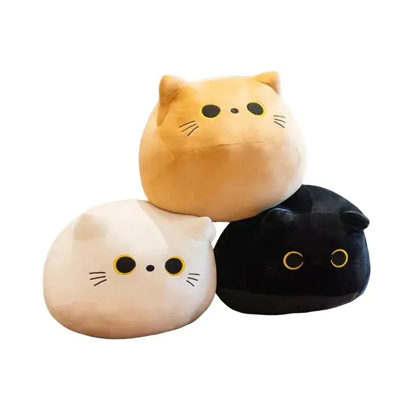 10-30cm Soft Cotton Plush Filled Black Cat Pillow Shape Cushion/Pillow, Non-TV & Movies Themed Small Pendant Stuffed Toy Gift for Girls, Animal Theme Fabric Stuffed Toy