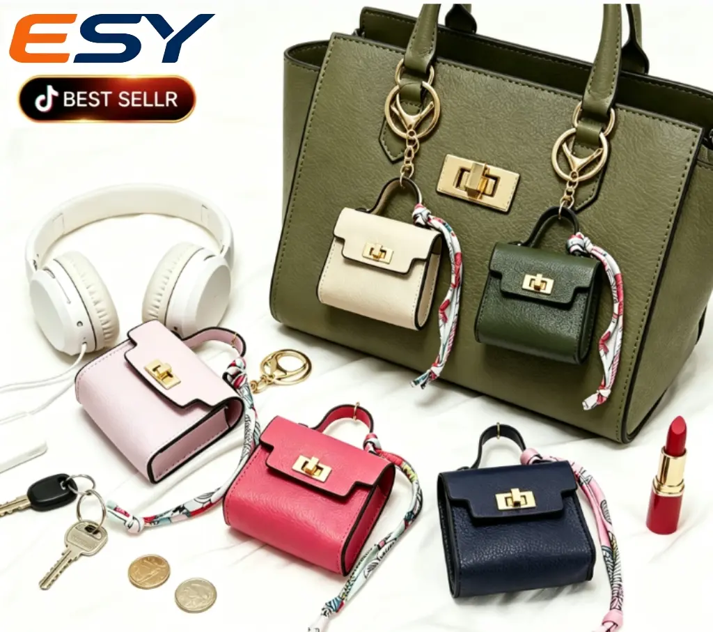 Mini Platinum Bag Square Decoration Cute Creative Car Key Decoration Earphone Bag Mouth Red Envelope  Colorful tiktokshopspringglowup summervibes Pendant Smartphone Cellphone