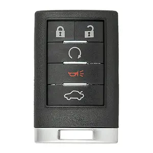 5B Key Fob Shell for 2008-2013 Cadillac CTS, Automotive Car Key Case Accessory