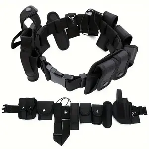 Utility Belt Set, 10 In 1 Multifunctional Security Gear, Nylon Holster Gear - For Outdoor Enthusiasts & Professionals - Perfect for Hiking, Camping & EDC - Ideal Gift for Adventurers