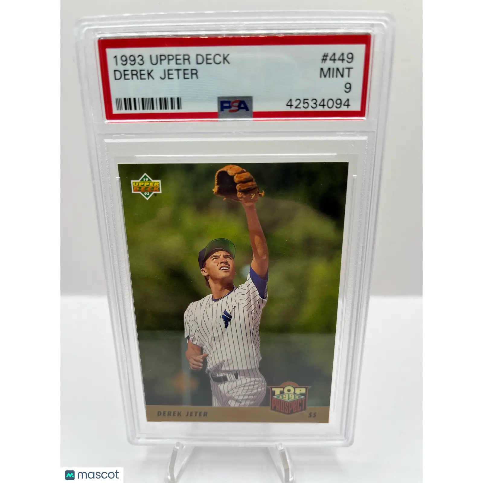Derek Jeter PSA 1993 Upper Deck #449 Baseball 9