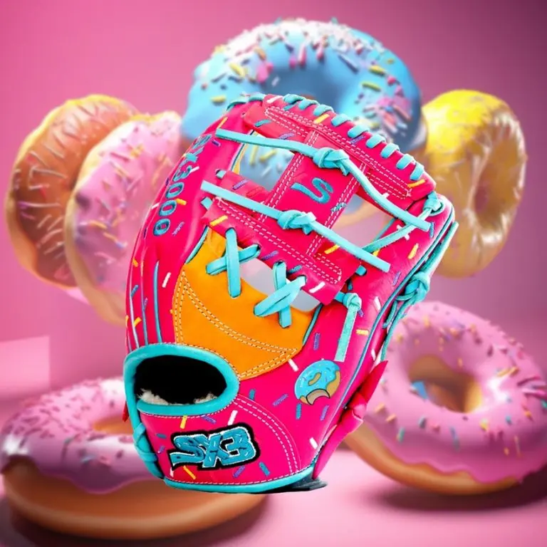 SX3 Pro 11.25" I-Web Baseball Glove – Pink Sprinkles Edition – Premier Kip Leather – Unisex Infield Glove