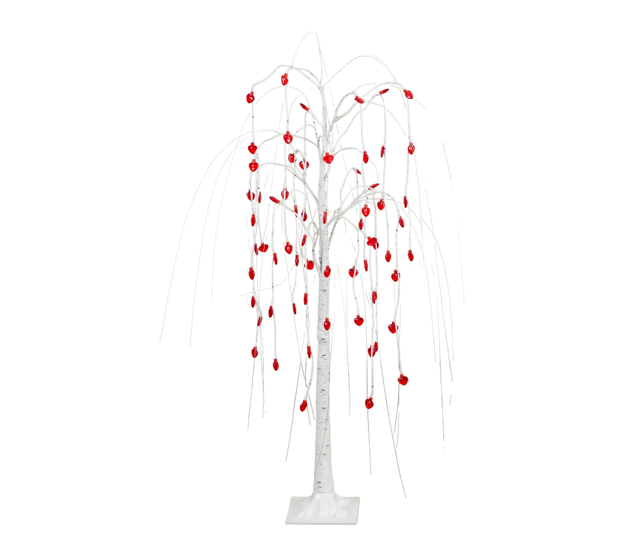 Nearly Natural 4' Pre-Lit Willow tree with Heart Shaped LED Nearly Natural 4' Pre-Lit Willow tree with Heart Shaped LED