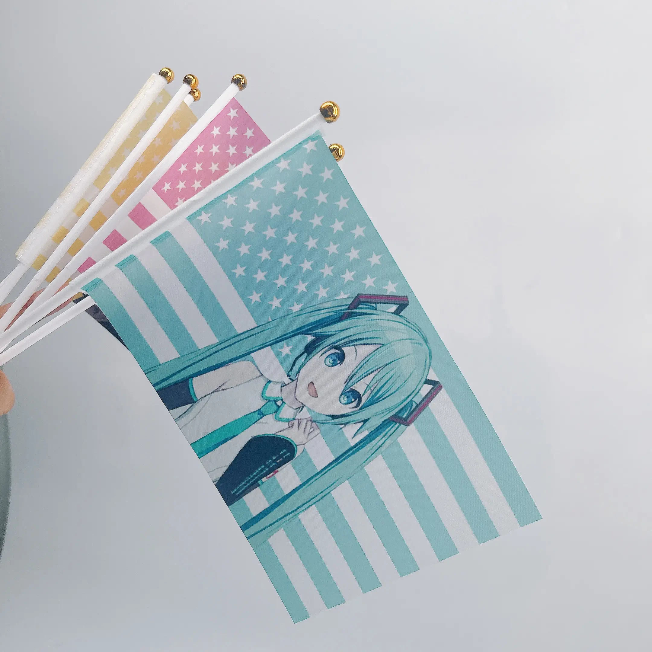 Miku and Vocaloid Mini Flags! Miku and Vocaloid Mini Flags!