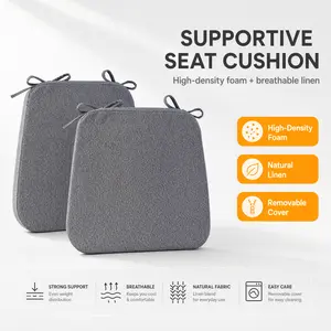 Premium High-Density Foam Cushion - Comfort Upgrade for Dining, Office Chairs - Ideal for Reading, Working