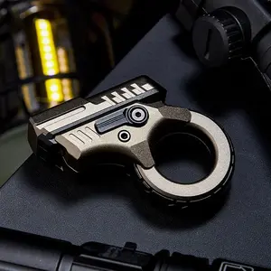 EDC Toy Zoom Fidget Slider Zinc alloy Magnetic Fidget Spinner Ratchet Rotation Black Tech Fidget Gear Gadget Stress Relief Gifts