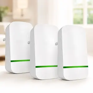 3pcs Household Plug-In Power Device – 2026 Updated Design, US Plug, Compatible with 90–250V for Home & Office.