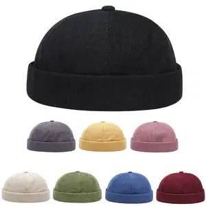 2025 New Hat for Women and Men Casual Landlord Hat Street Melon Skin Tide Hats Adjustable Retro Hip Hop Unisex Cap Bonnets