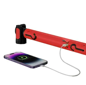 MAGIGIRL 3000 Lumen Super Bright Cordless Magnetic Work Light with USB Charging Magnetic Base Hook Heavy Duty Under Hood Flashlight for Mechanics Workshop Emergencies Auto Repair Outdoor Use