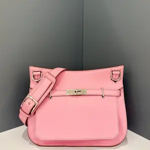 Pre-owned HERMÈS Leather tote bags Hermes Jypsiere 28 Swift 5P Pink (tz1226m0)