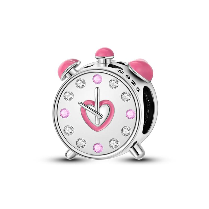 MULA Humanistic Life Series Beads - 925 Silver and Enamel Handmade Beads for Pandora Bracelets and Necklaces, Women's Fashion and Personalized Gifts