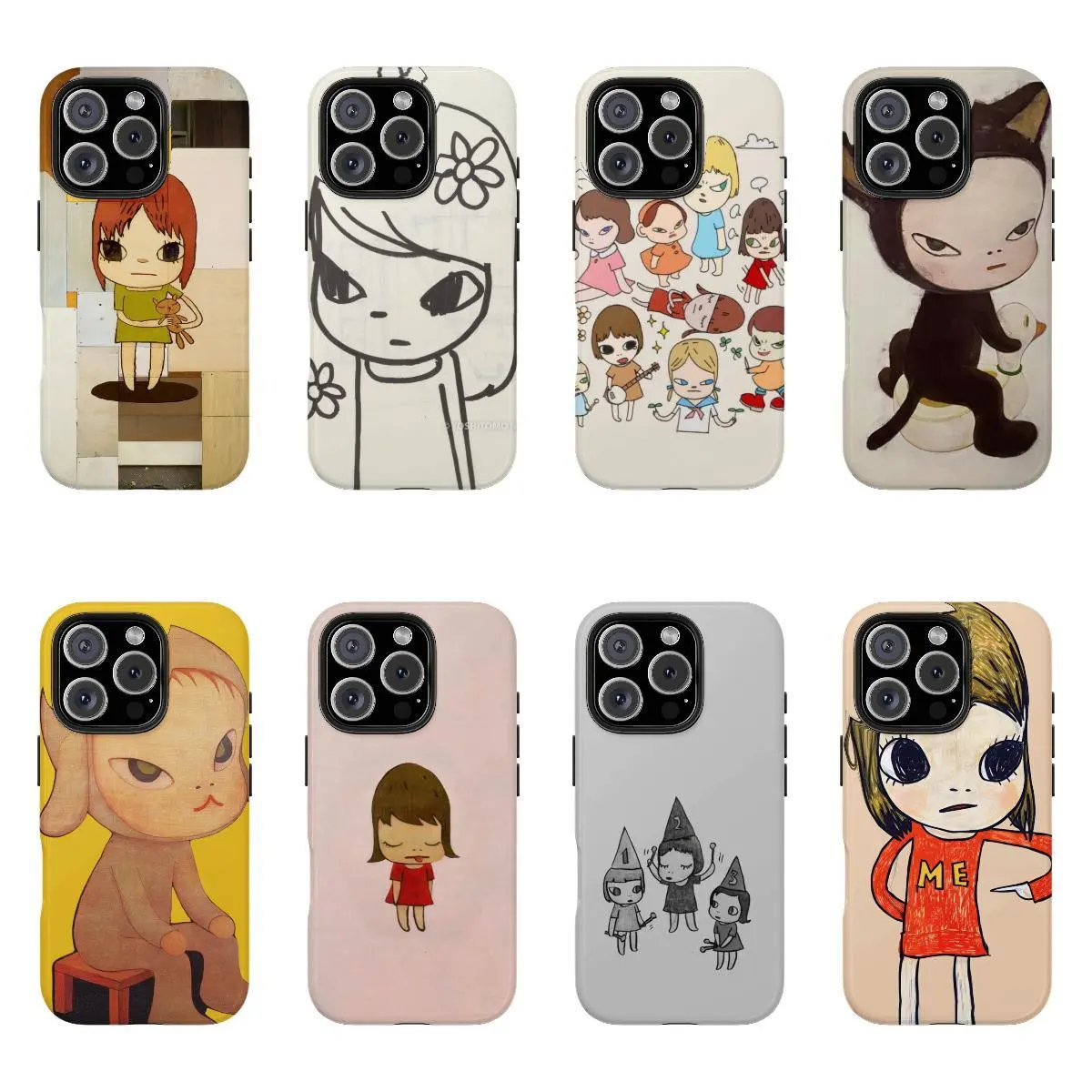 Yoshitomo Nara Art Phone Case - Aesthetic Japan Cover Compatible with iPhone 11, 12, 13, 14, 15 & more – check our available sizes.