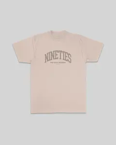 Nineties Rnb Every Morning Arch Sand Tee