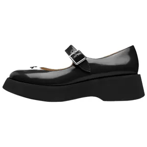 COACH Vickie Leather Mary Jane Shoes with Buckle and Platform for Women Trending Shoes, House White Official Shoes to Get / Maison Mihara