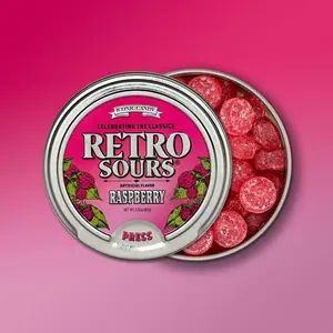 Retro Sours Raspberry 1 tin