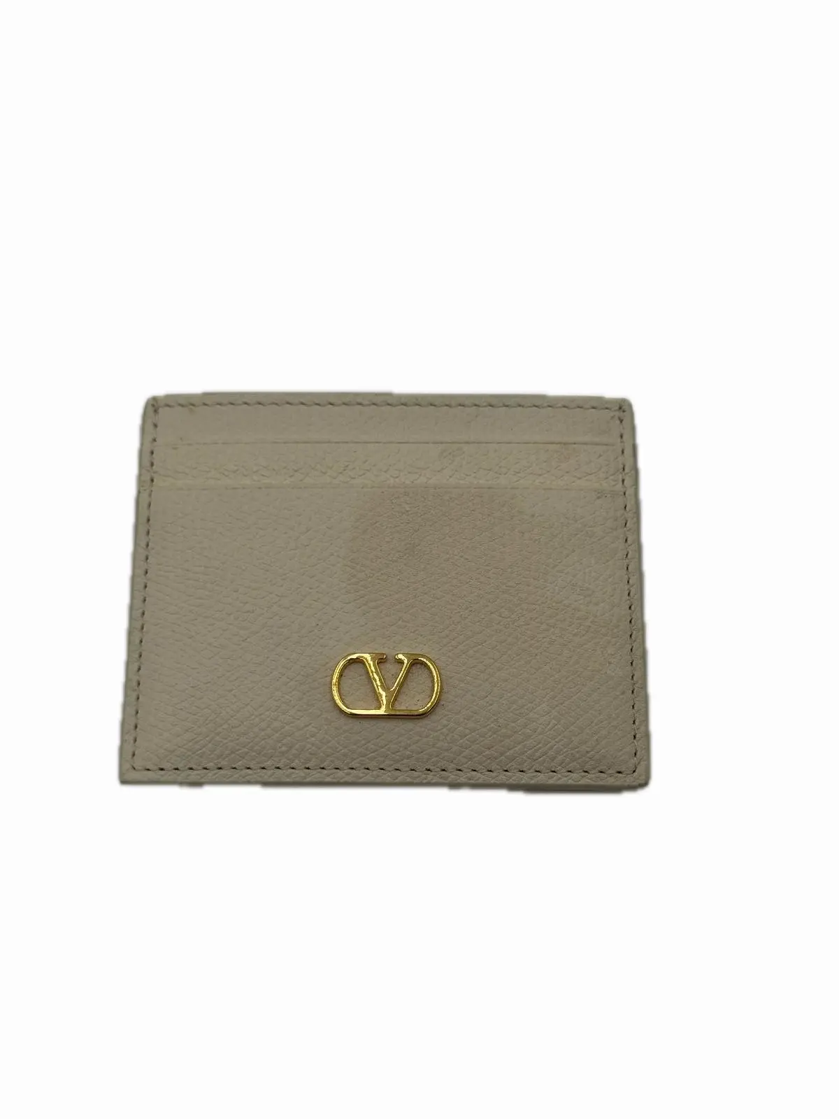 Pre-owned Valentino Leather Mini Bags Vlogo wallet Garavani White in 181 2600040220826