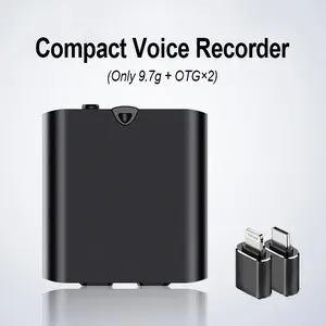 HD Smart Voice Recorder with Strong Magnet Adsorption – One-Touch Recording & Playback, Outstanding Audio Quality, Long-Lasting Battery & Powerful Intelligent Features