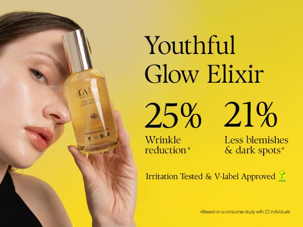 [OFFICIAL d'Alba] [Set] 5 Step Glow Mode On (Day & Night Care) l  l Even Out Skin & Reduce Dark Spots l Simplify Your Skincare with All-In-One Vitamin Routine l Spray Serum + Toner + Serum + Cream + Hydrogel Mask